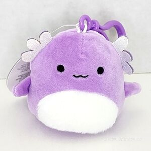 MONICA 🦎Purple Axolotl Clip Original Squishmallow ☆ NWT ☆